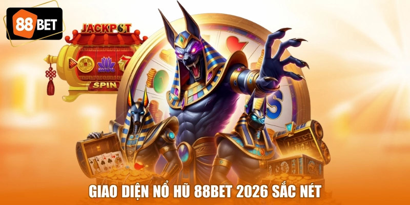 Giao diện Nổ Hũ 88BET 2026 sắc nét