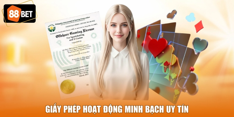 Giấy phép hoạt động minh bạch uy tín